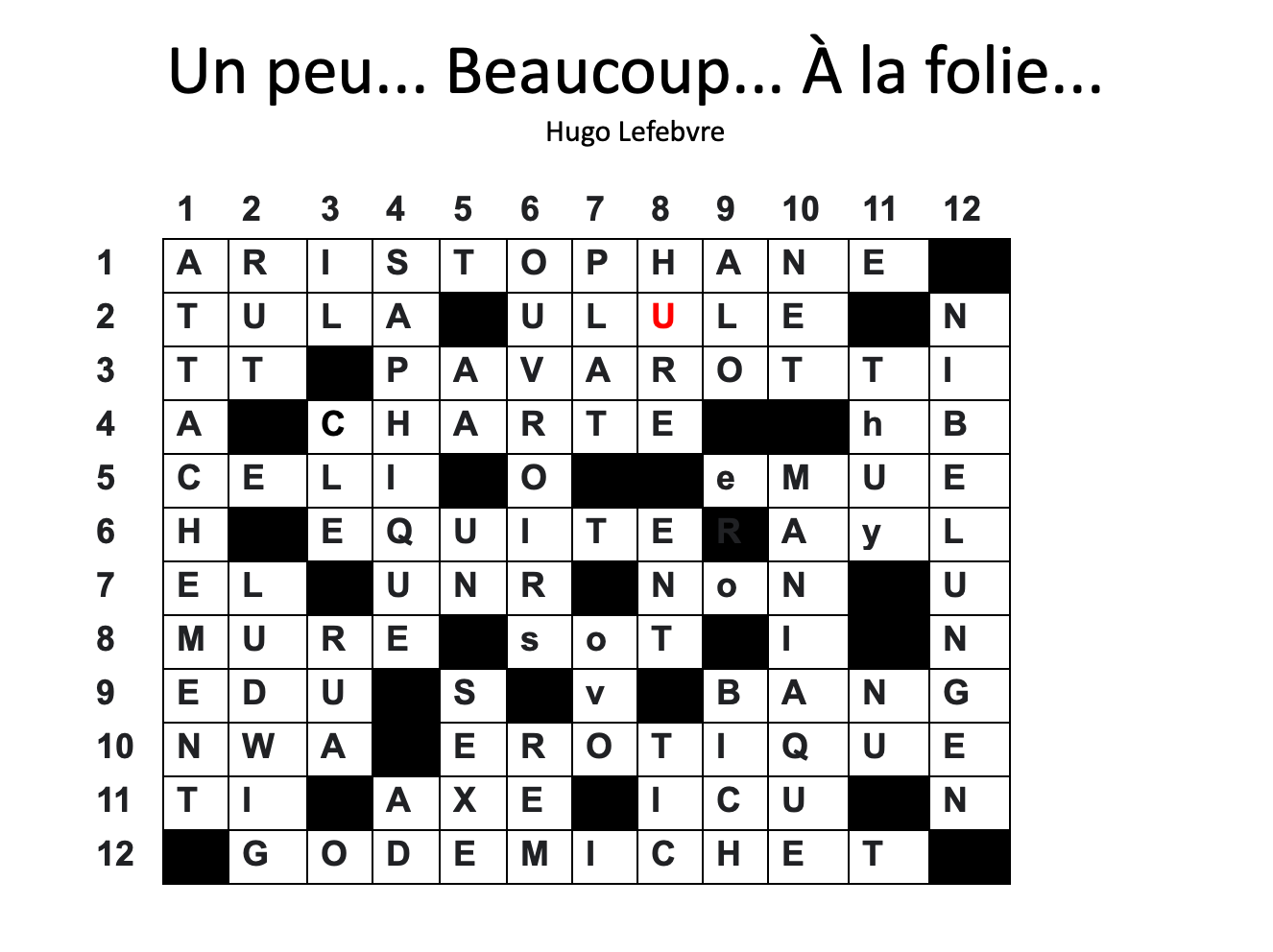 Motscroisés Motscroisés